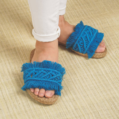 Ladies Crochet Abaca Slip-On - TESOROS