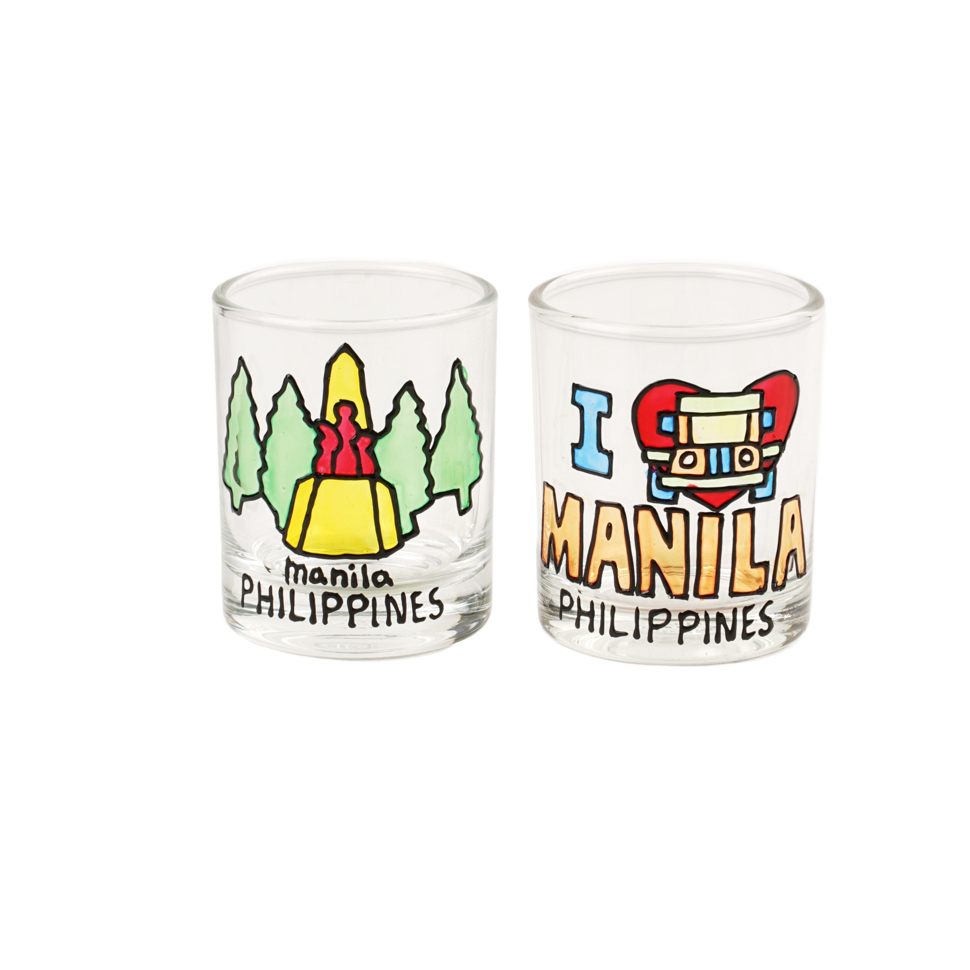 Philippine Shot Glass (Sets of 2) Manila TESOROS