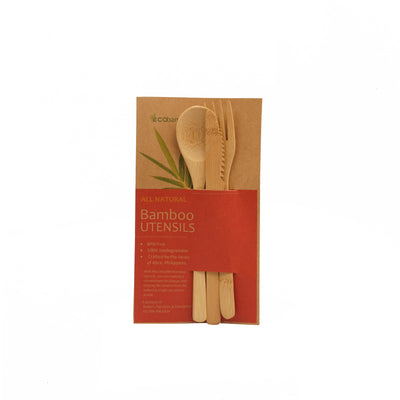 Bamboo Utensils Set of 3 - TESOROS