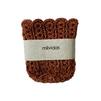 Crochet Glass Huggers Cinnamon - Set of 6 - TESOROS