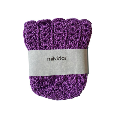 Crochet Glass Huggers Lavender - Set of 6 - TESOROS