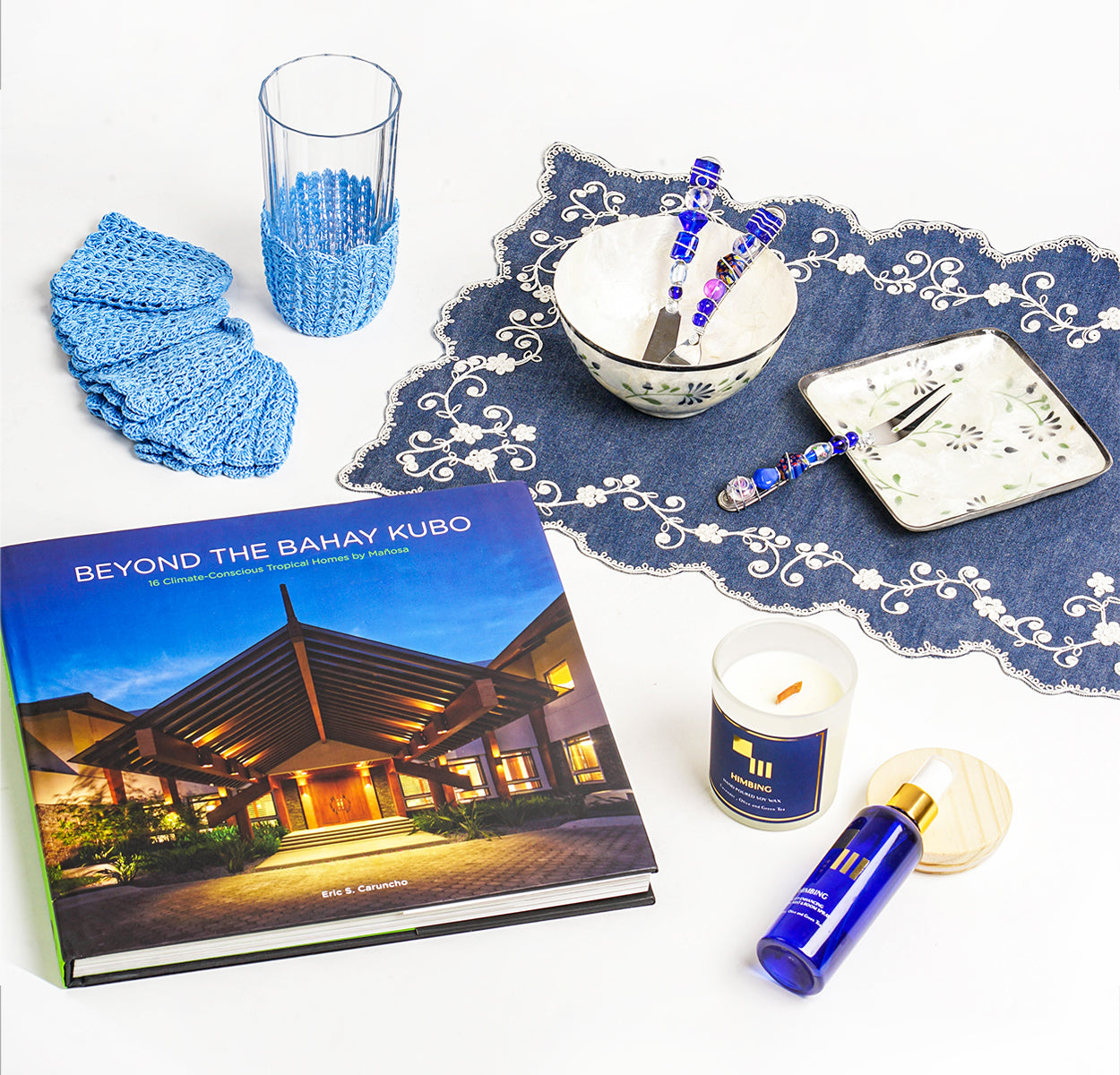 Blue homeware