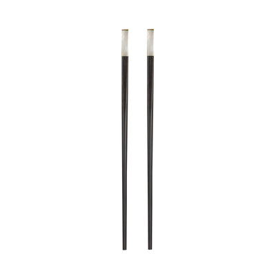 Kamagong Chopstick with Rest & Raffia Cover with MOP Design - TESOROS