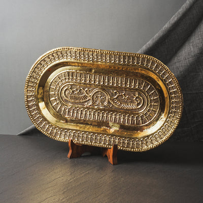 Maranao Brass Oval Wall Decor #1 - TESOROS