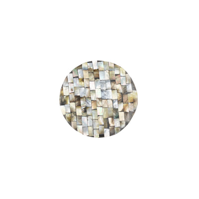 Blacklip Blocking Mother of Pearl Coaster Set of 6 - TESOROS