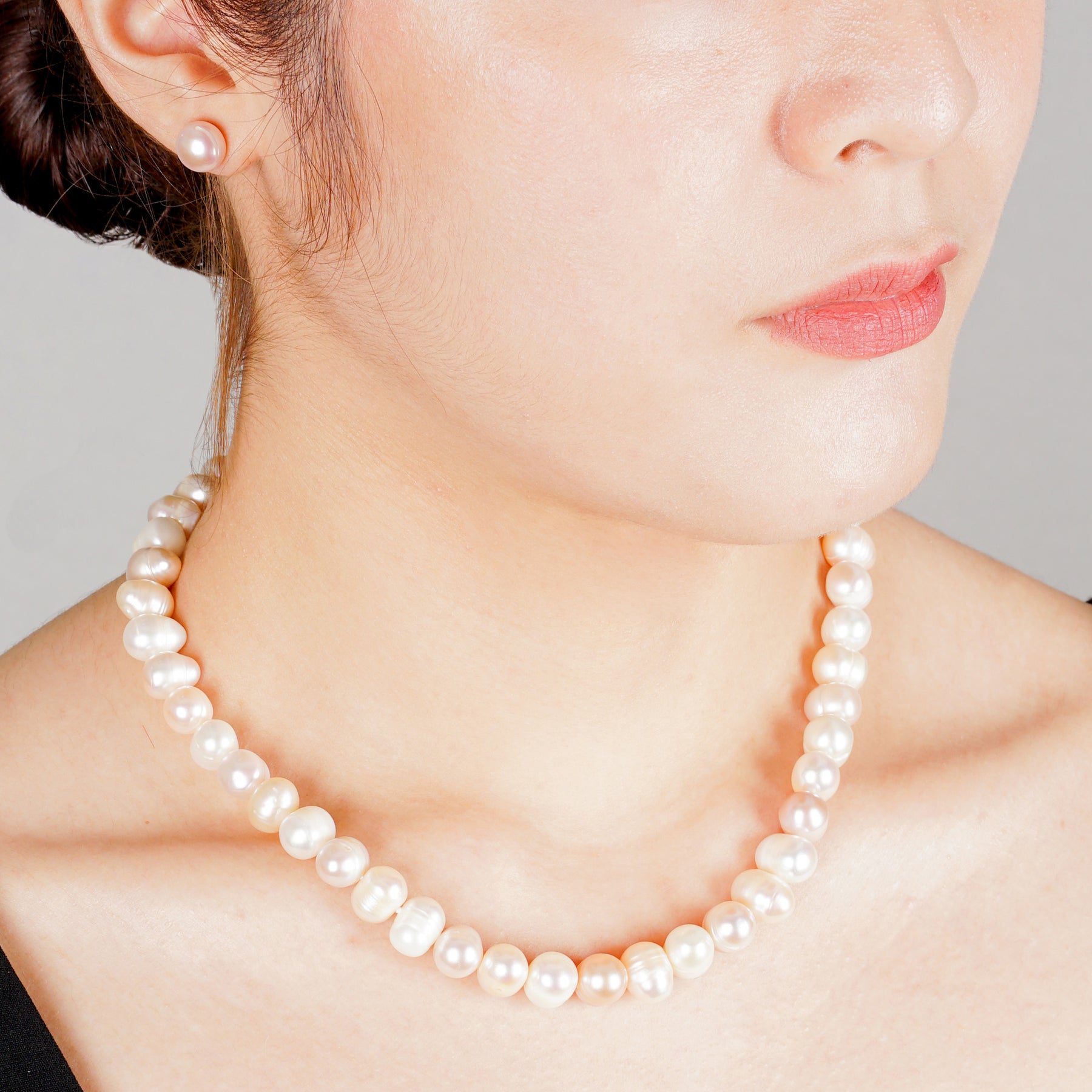 Colored pearl hot sale jewelry sets