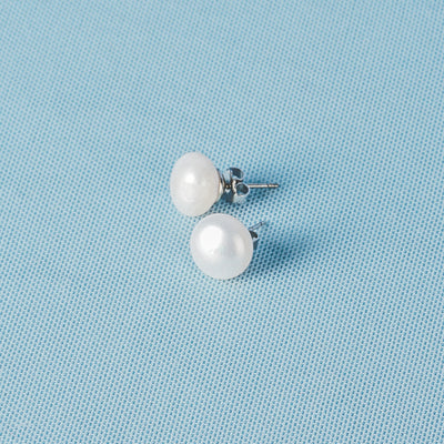 Fresh Water Pearl Earring 1.0 cm - TESOROS