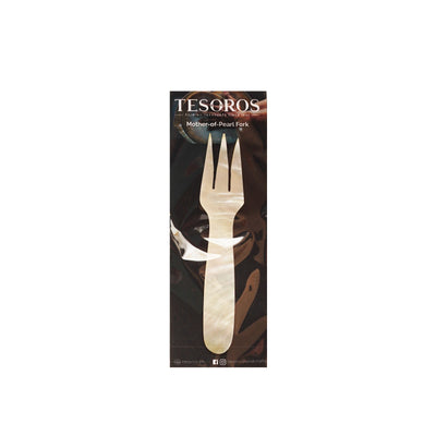 Silver White Mother of Pearl Fork - TESOROS