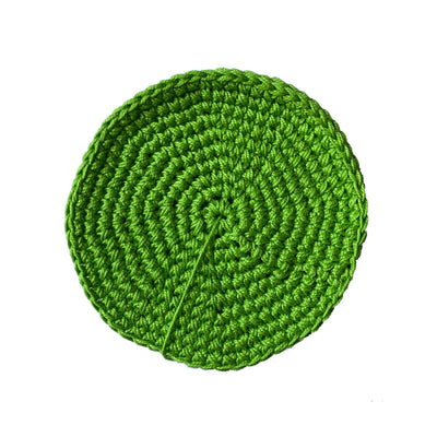 Crochet Glass Coaster Lime - Set of 8 - TESOROS