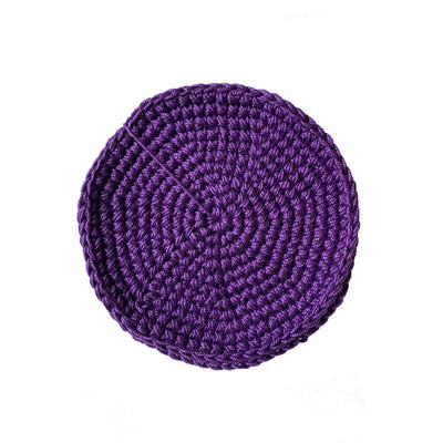 Crochet Glass Coaster Purple - Set of 8 - TESOROS