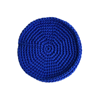 Crochet Glass Coaster Royal Blue - Set of 8 - TESOROS