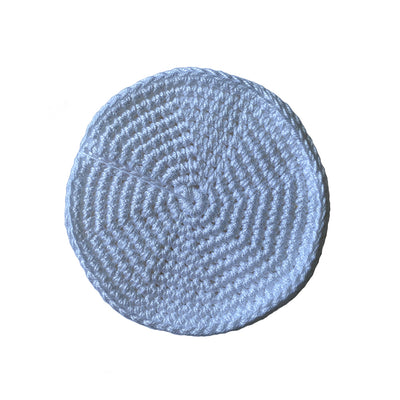 Crochet Glass Coaster White - Set of 8 - TESOROS