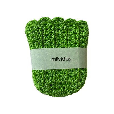 Crochet Glass Huggers Lime - Set of 6 - TESOROS